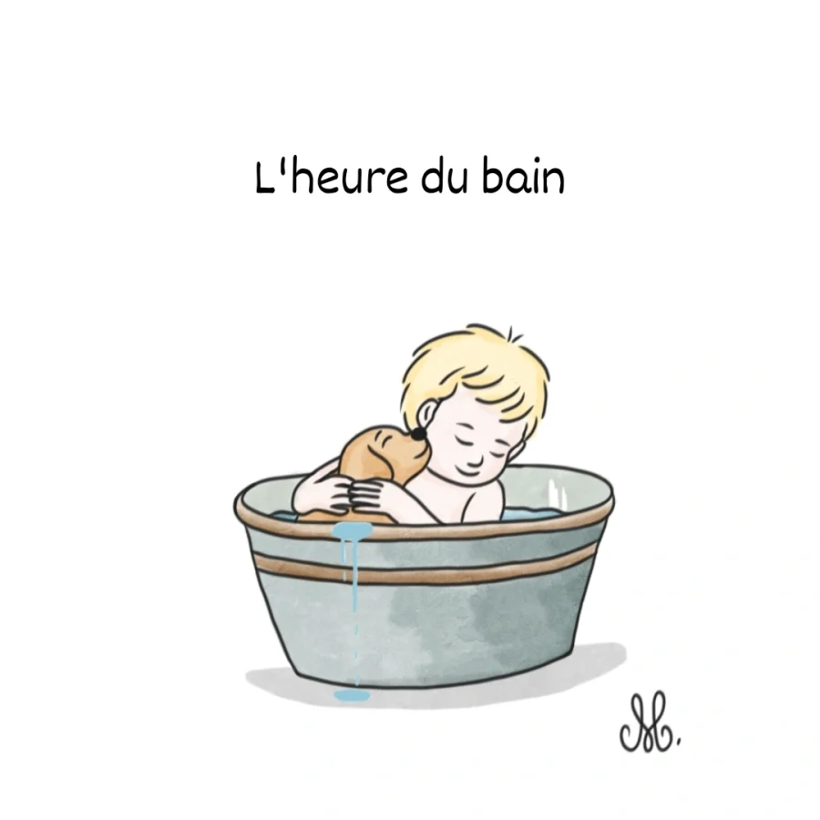 L'heure du bain