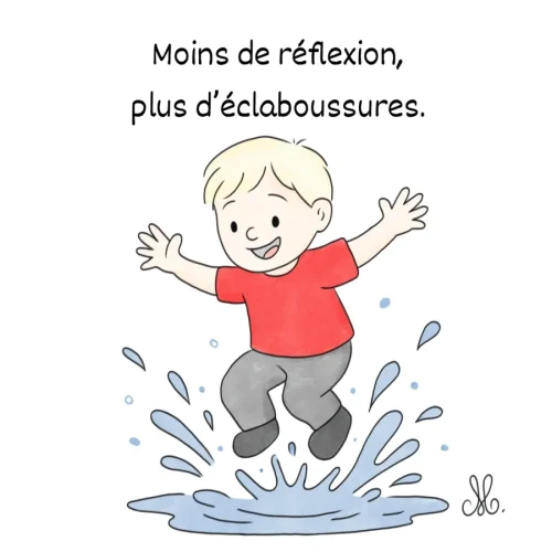 Moins de réflexion