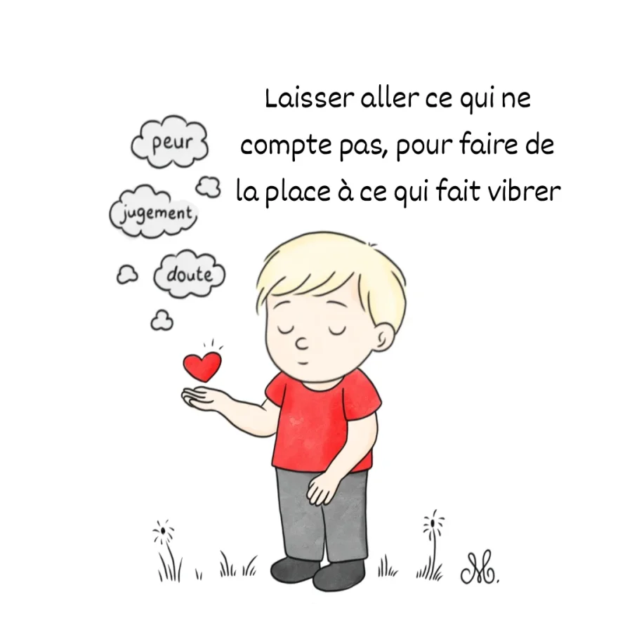 Laisser aller ce qui ne compte pas