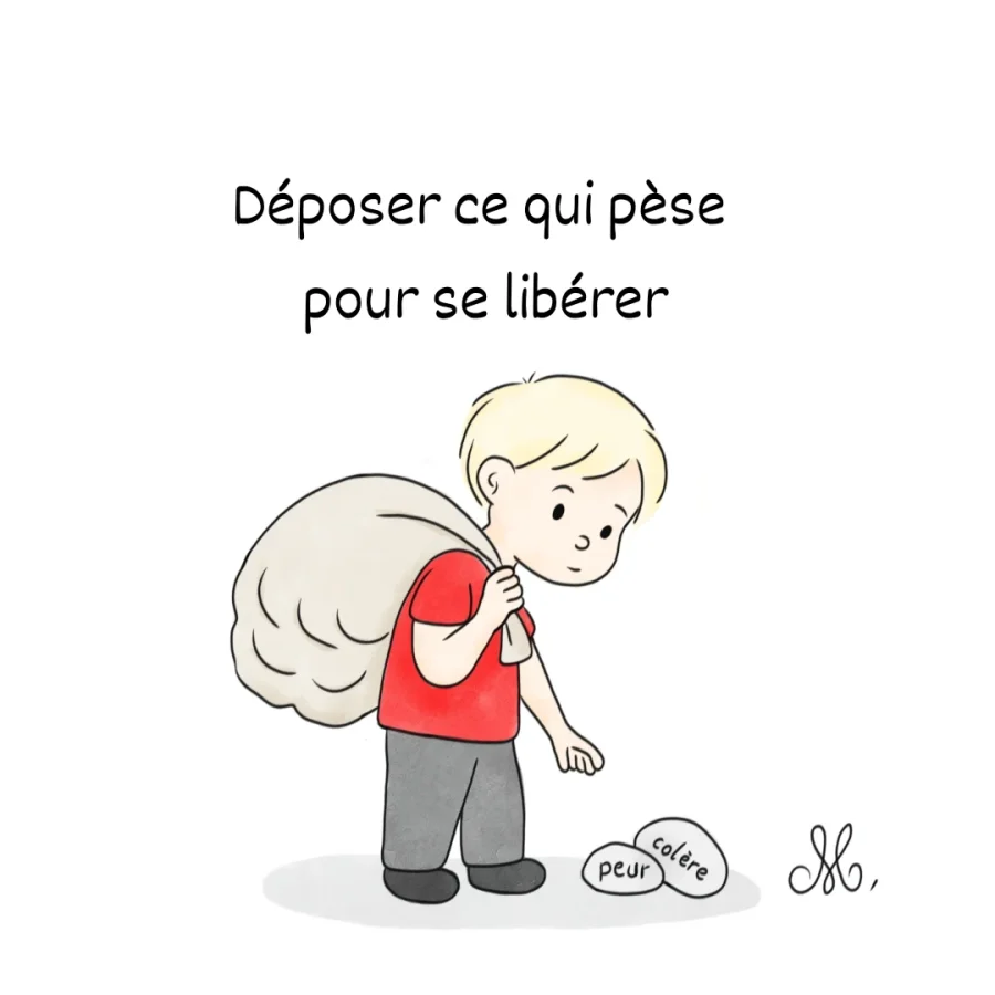 Déposer ce qui pèse pour se libérer